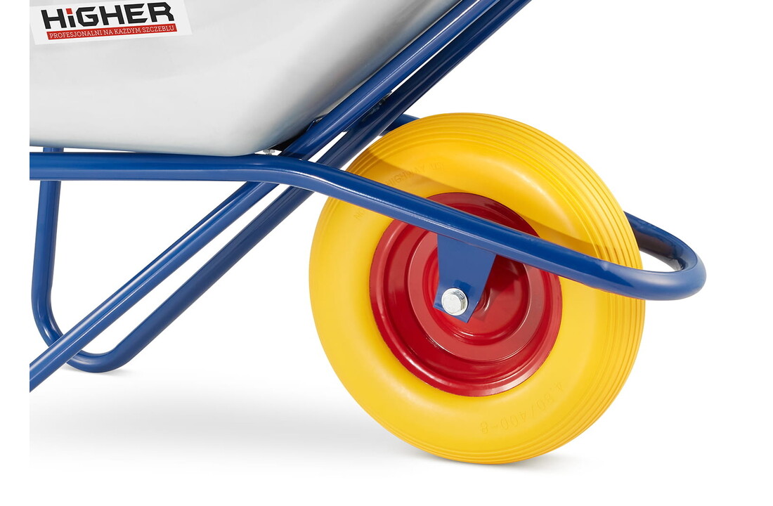 Kruiwagen 130L - met schuimwiel en wielbescherming - tot 210 kg