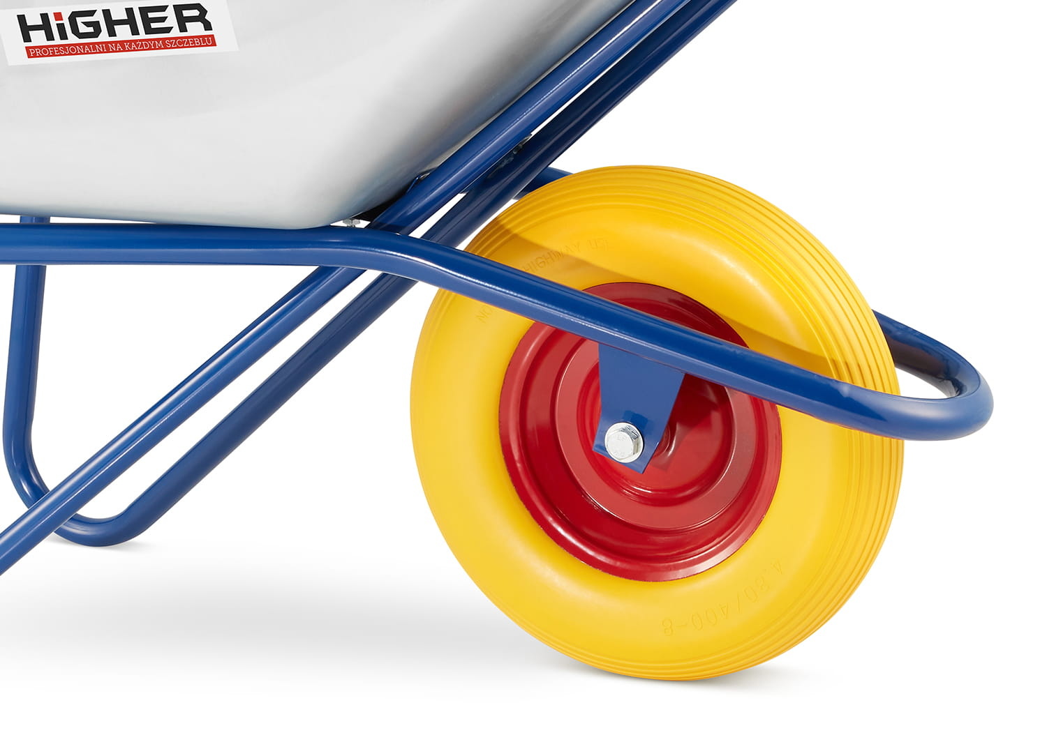 Kruiwagen 130L - met schuimwiel en wielbescherming - tot 210 kg