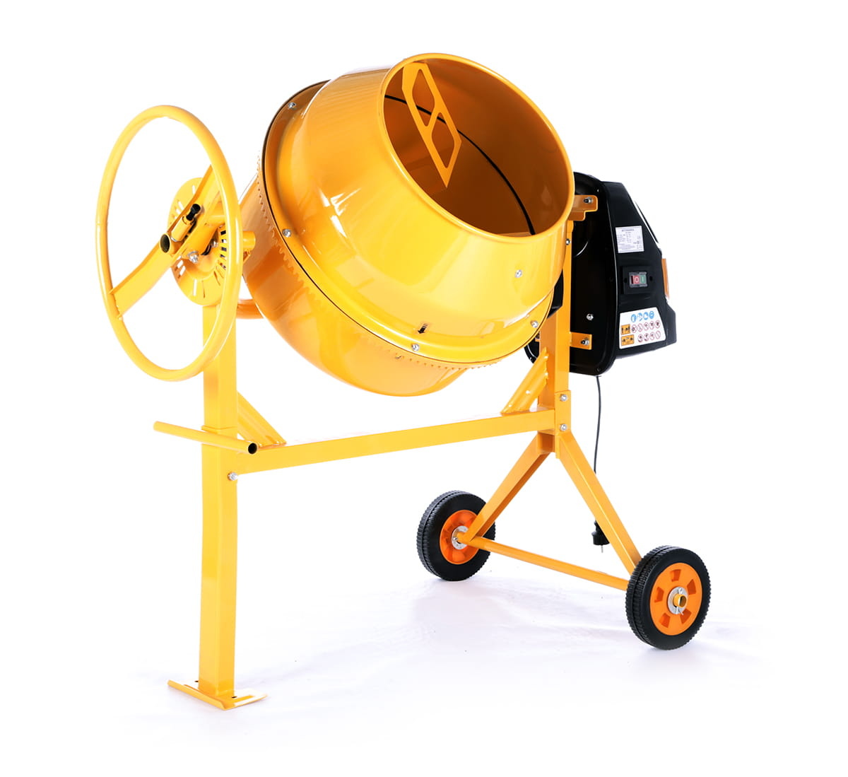 Betonmolen - betonmixer - 160L - 1300W - HIGHER - geel