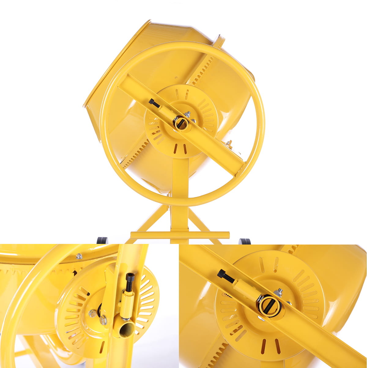 Betonmolen - betonmixer - 160L - 1300W - HIGHER - geel