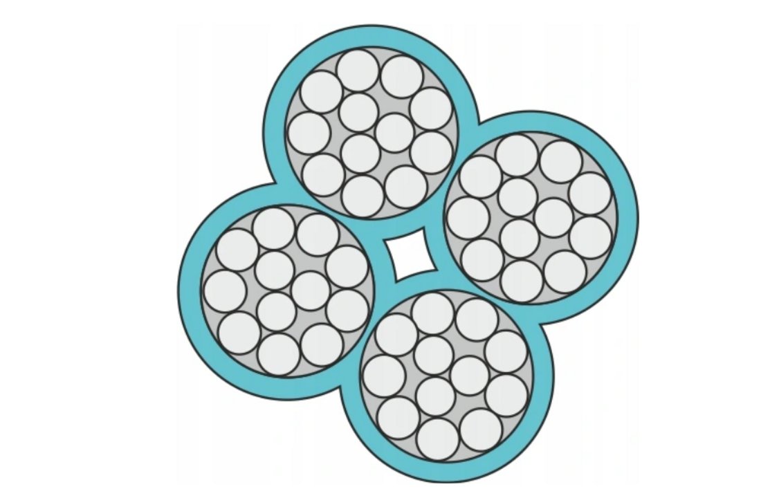 Touwladder 25m - Hoge Kwaliteit Beukenhout Sporten & Polypropyleen Touw