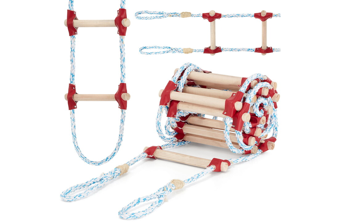 Touwladder - dakladder - 9 meter