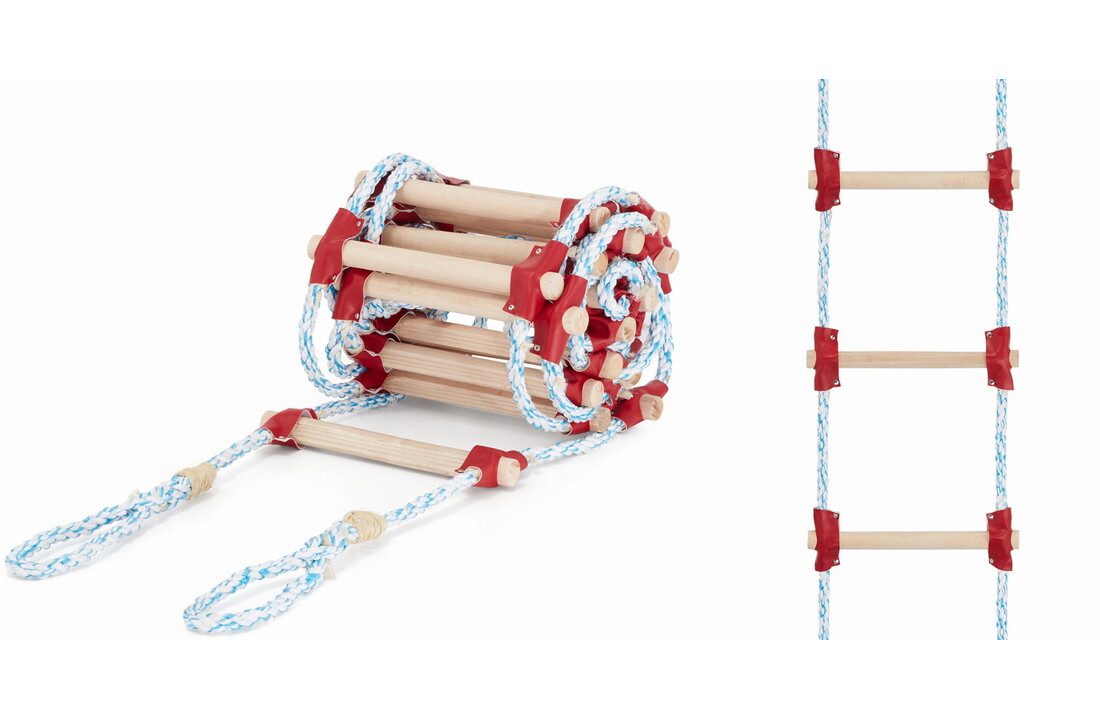 Touwladder - dakladder - 9 meter