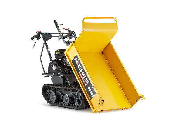 Rupsdumper - 6,5 PK - benzine - mini kiepwagen