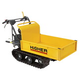 HIGHER Mini Dumper Benzinerupsbanden 6,5PK - 300kg Laadvermogen