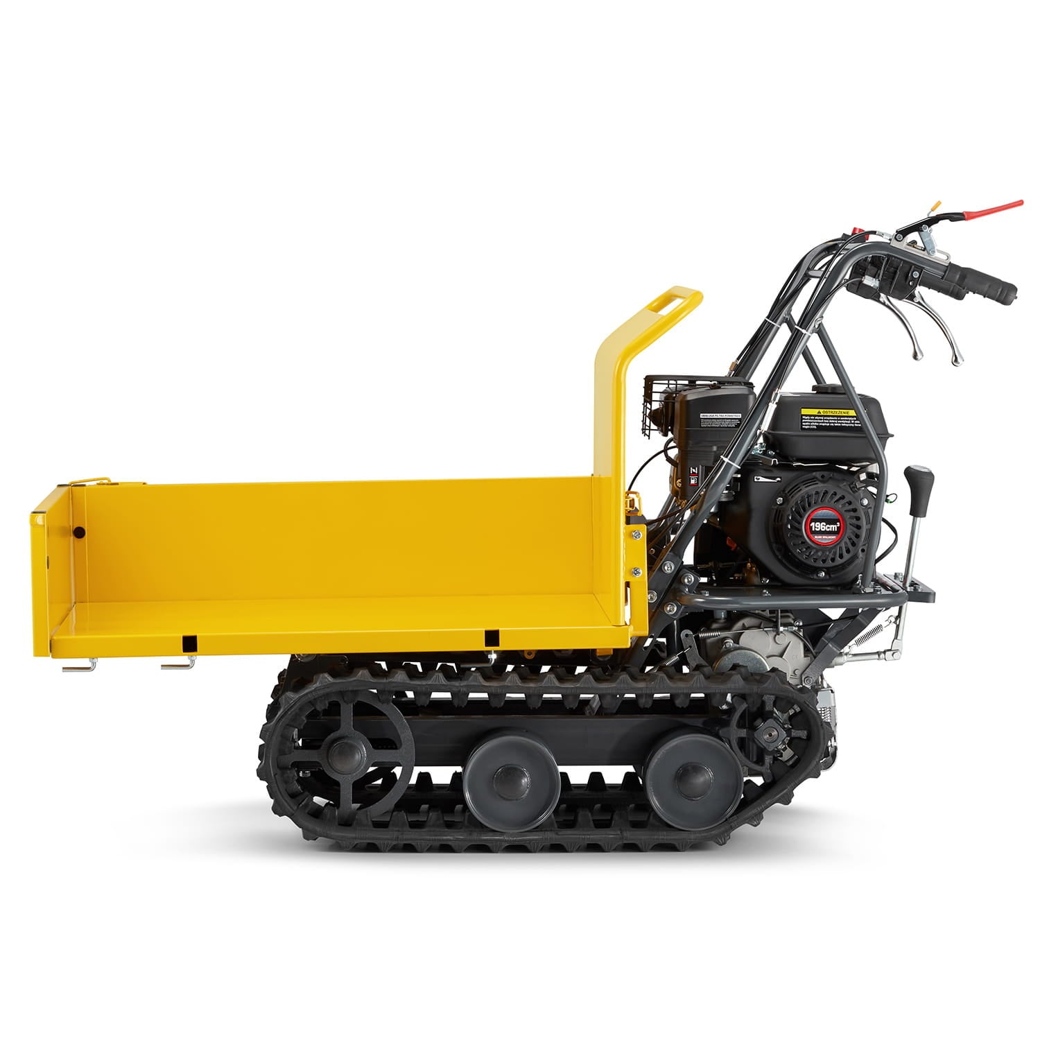 Rupsdumper - 6,5 PK - benzine - mini kiepwagen