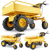 Elektrische kruiwagen - HIGHER - hefvermogen tot 500 kg - 1000W