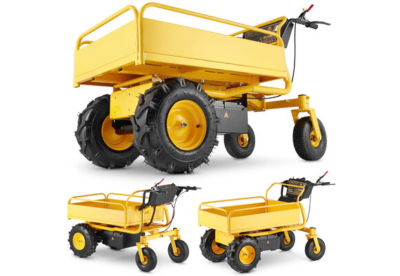 Elektrische kruiwagen - HIGHER - hefvermogen tot 500 kg - 1000W