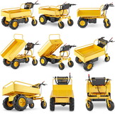 Elektrische kruiwagen HIGHER 500 kg - 1000W motor