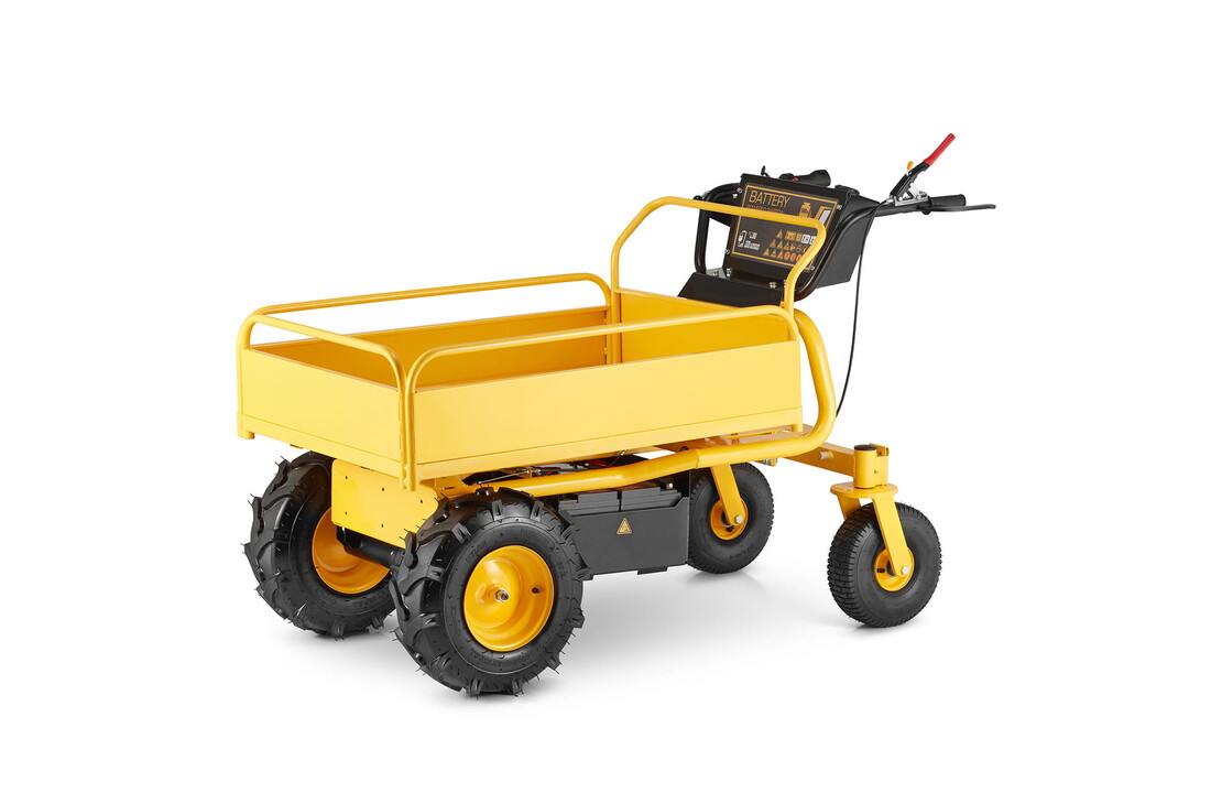 Elektrische kruiwagen - HIGHER - hefvermogen tot 500 kg - 1000W