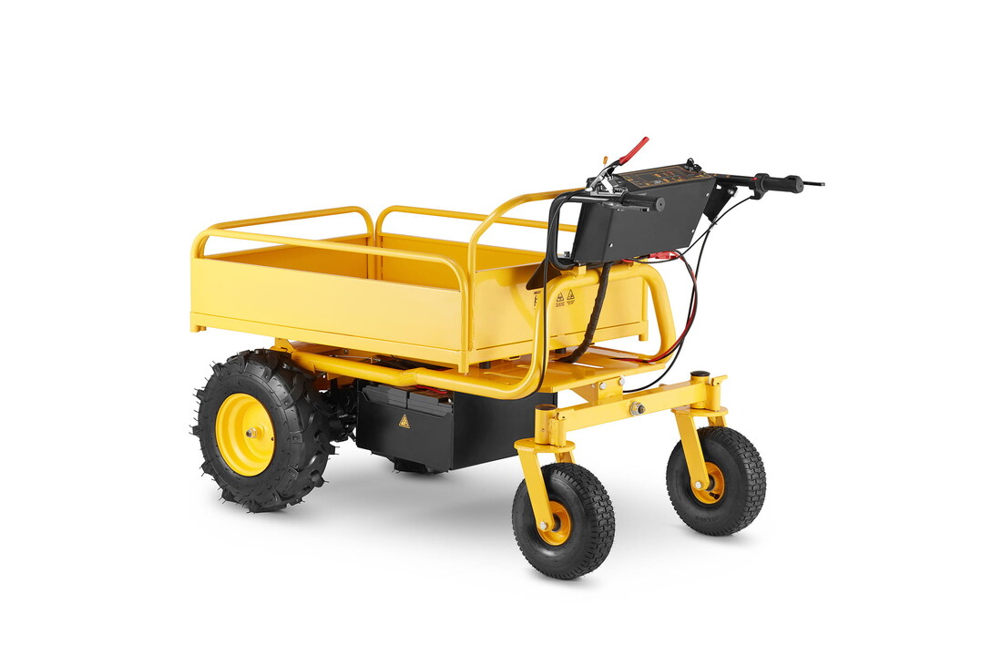 Elektrische kruiwagen - HIGHER - hefvermogen tot 500 kg - 1000W