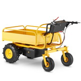 Elektrische kruiwagen - HIGHER - hefvermogen tot 500 kg - 1000W