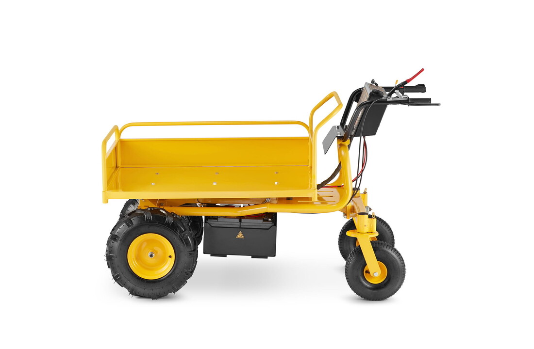 Elektrische kruiwagen - HIGHER - hefvermogen tot 500 kg - 1000W