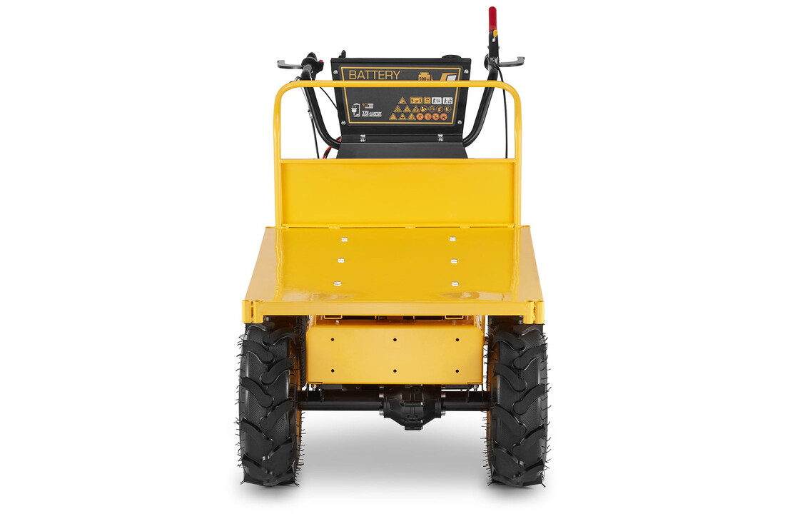 Elektrische kruiwagen - HIGHER - hefvermogen tot 500 kg - 1000W