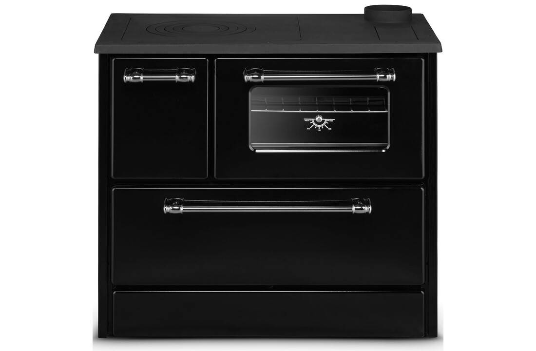 Houtfornuis OMEGA 701 Zwart Emaille 9kW