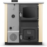 Kolenkachel CV met watermantel TEMY PLUS 12kW beige