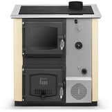 CV houtfornuis met watermantel - 12 kW - TEMY Plus - beige