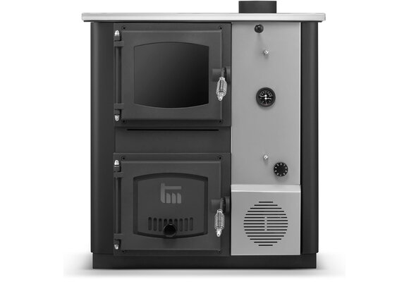 Kolen CV-ketel Temy Plus 12kW Zwart met Watermantel