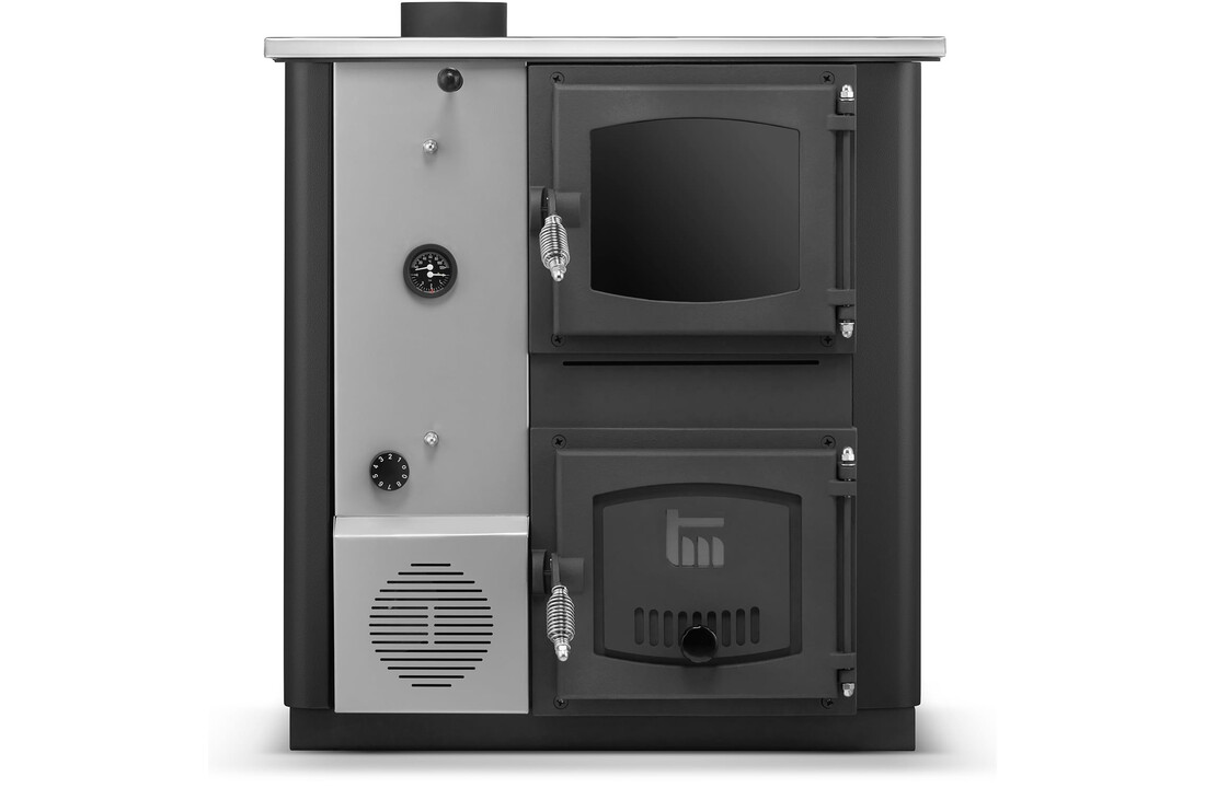 Kolen CV-ketel Temy Plus 12kW Zwart met Watermantel