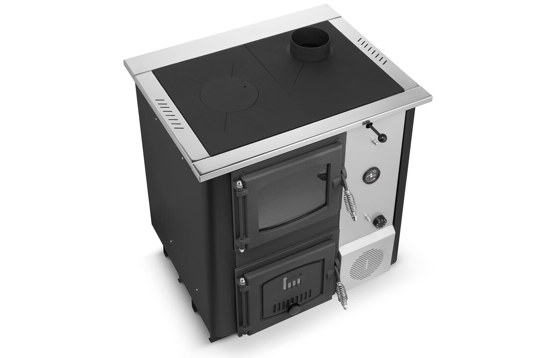 Kolen CV-ketel Temy Plus 12kW Zwart met Watermantel