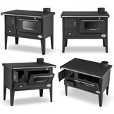 ZVEZDA Kolenkachel Zwart 8kW ECO Design