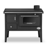 ZVEZDA Kolenkachel Zwart 8kW ECO Design