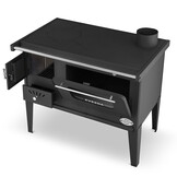 ZVEZDA Kolenkachel Zwart 8kW ECO Design