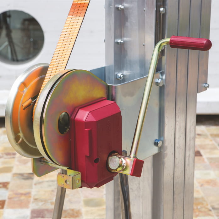 Goederenlift - 5,5 m hefhoogte - 200 kg draagvermogen - aluminium