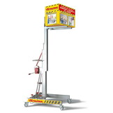 Goederenlift - 4,15 m hefhoogte - 250 kg draagvermogen - aluminium