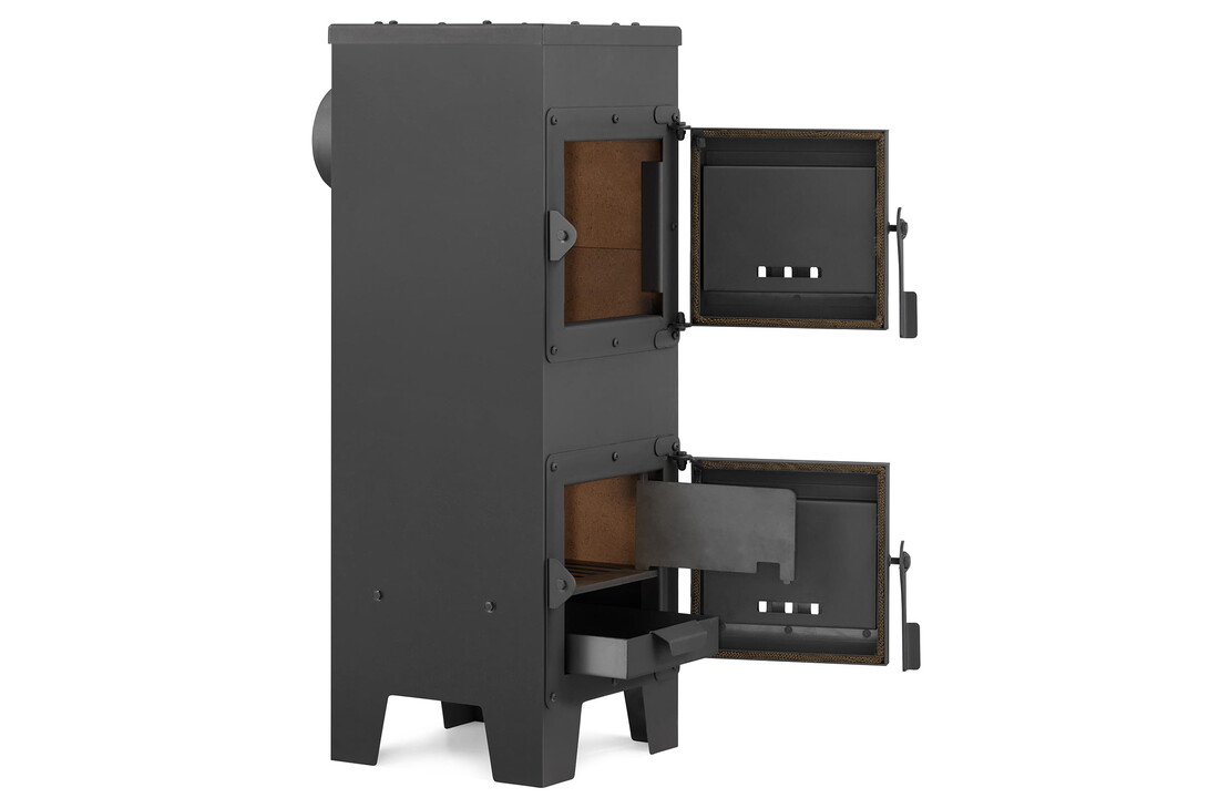 Houtkachel - 5 kW - EKON EKOPROJEKT - energielabel A - zwart