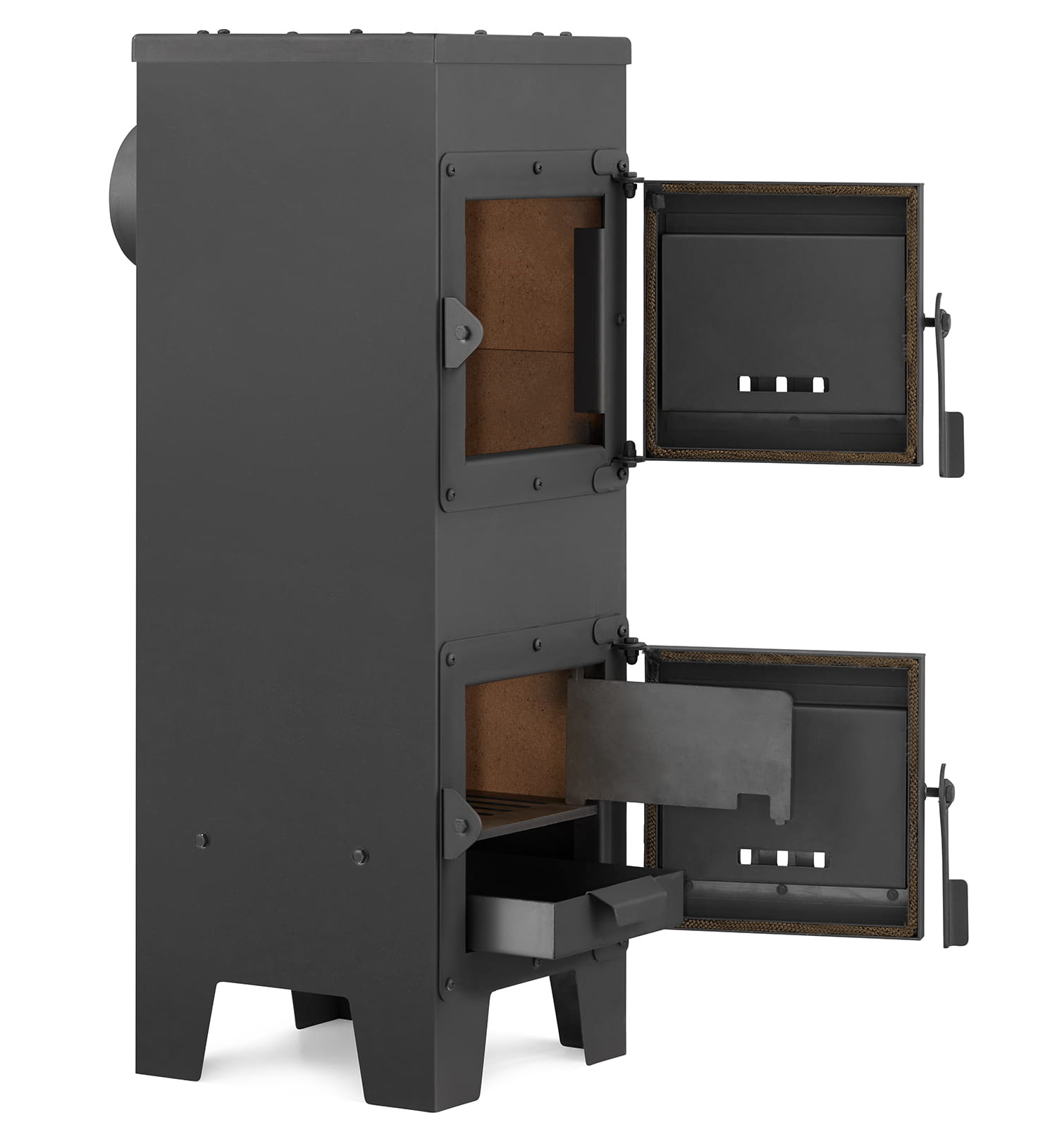 Houtkachel - 5 kW - EKON EKOPROJEKT - energielabel A - zwart