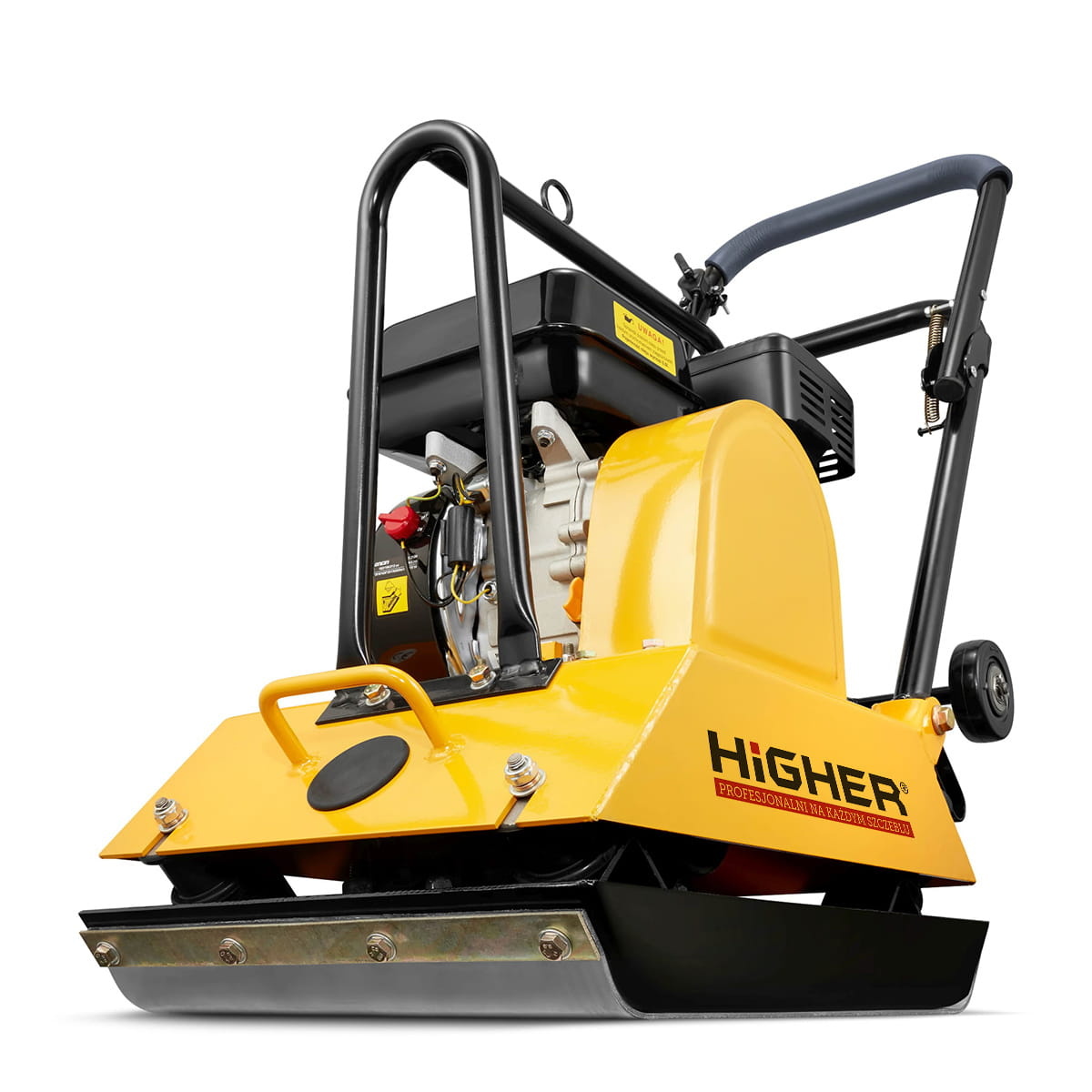 Trilplaat met benzinemotor 6,5 pk - 26 kN - 100 kg