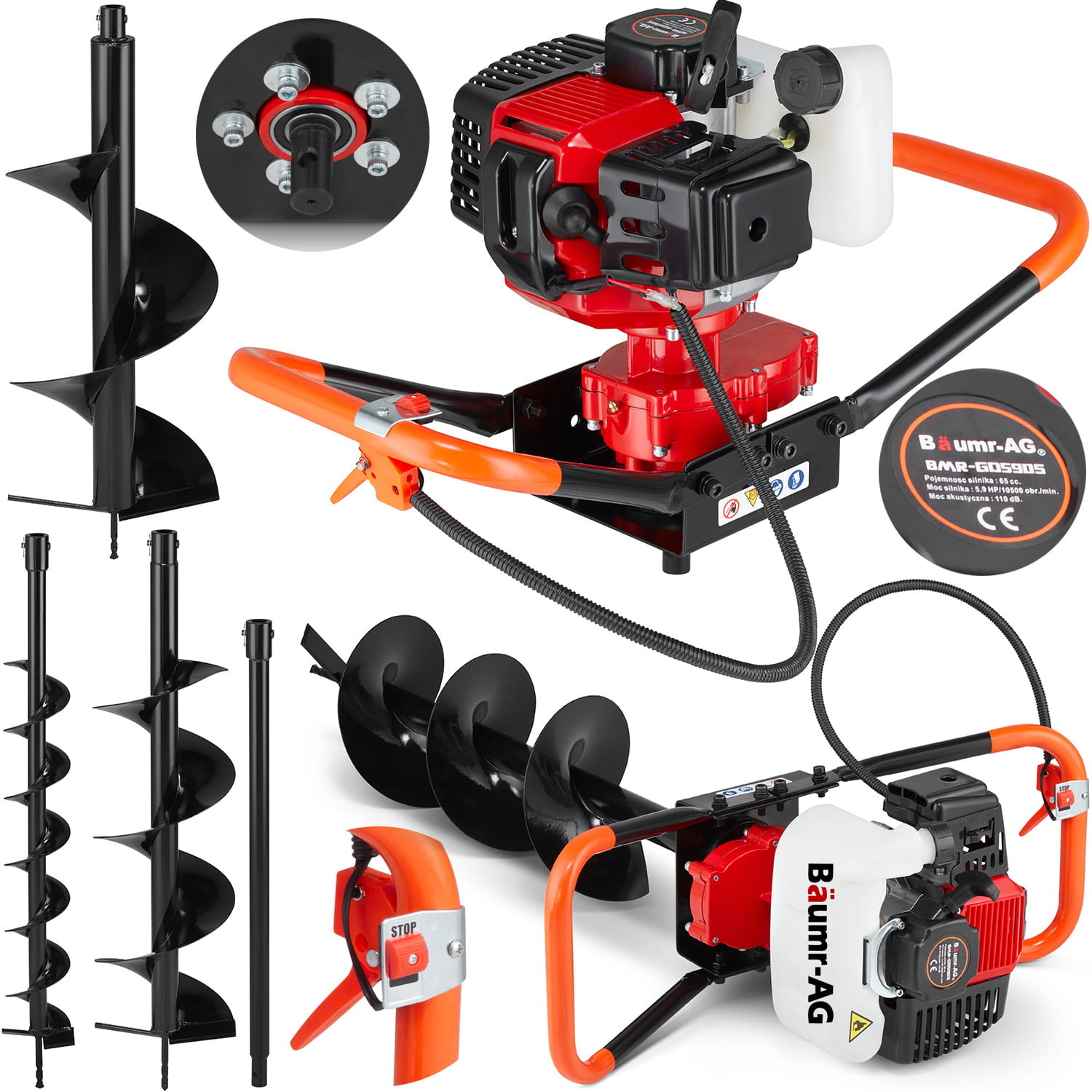 Baumr-AG Benzine Grondboor BMR-GD590S