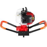 Grondboor - met benzine motor - 5,9 pk - 65 cc - 3 boren