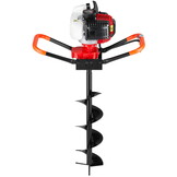 Grondboor - met benzine motor - 5,9 pk - 65 cc - 3 boren