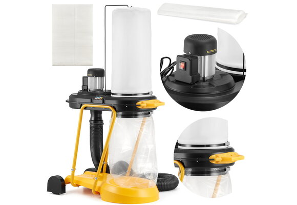 Stofafzuiging - afzuiginstallatie - 550W - 1150 m³/h