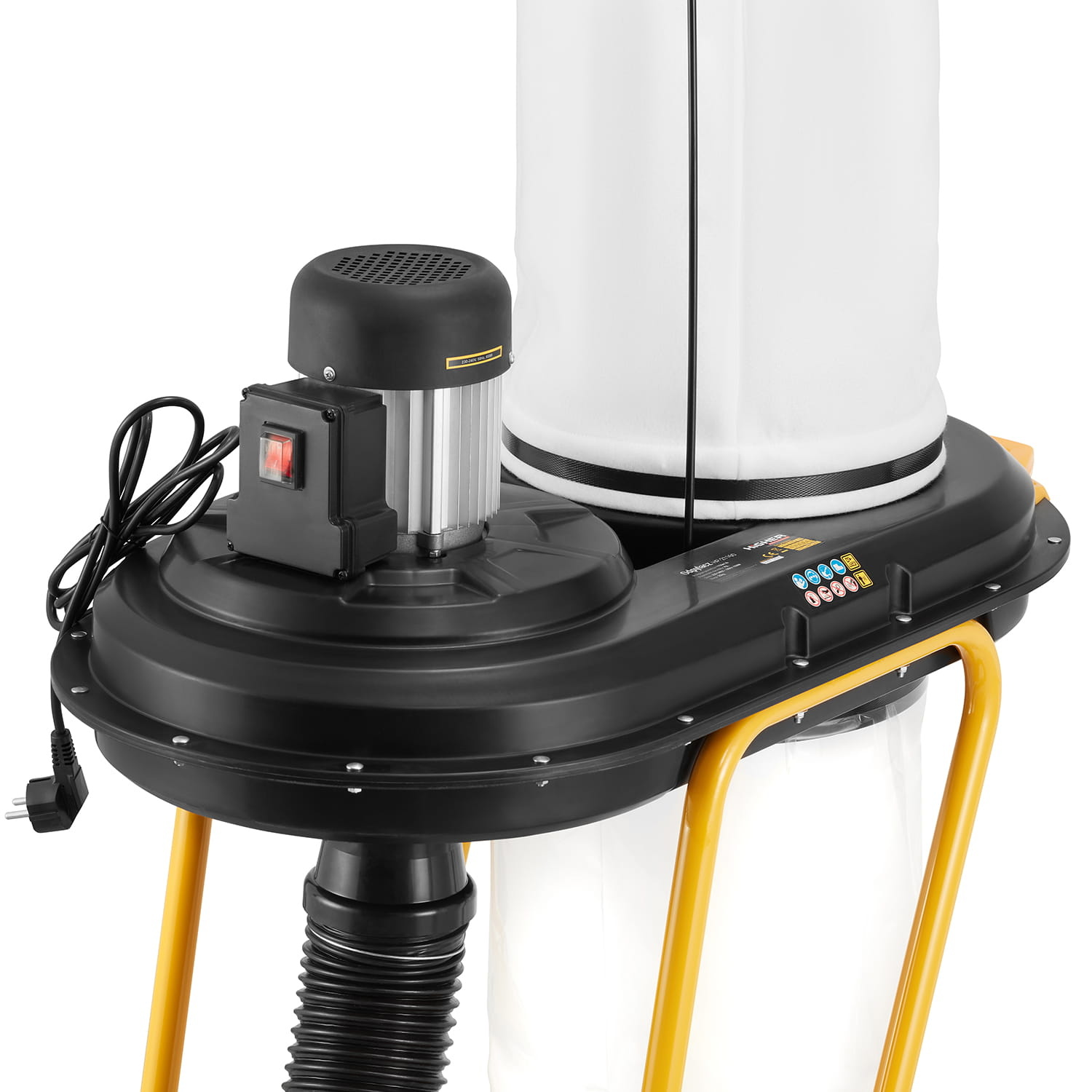 Stofafzuiging - afzuiginstallatie - 550W - 1150 m³/h