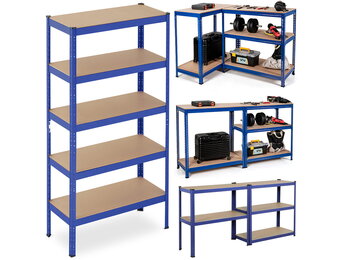 Magazijnstelling metaal HIGHER 180x90x40cm 175kg blauw