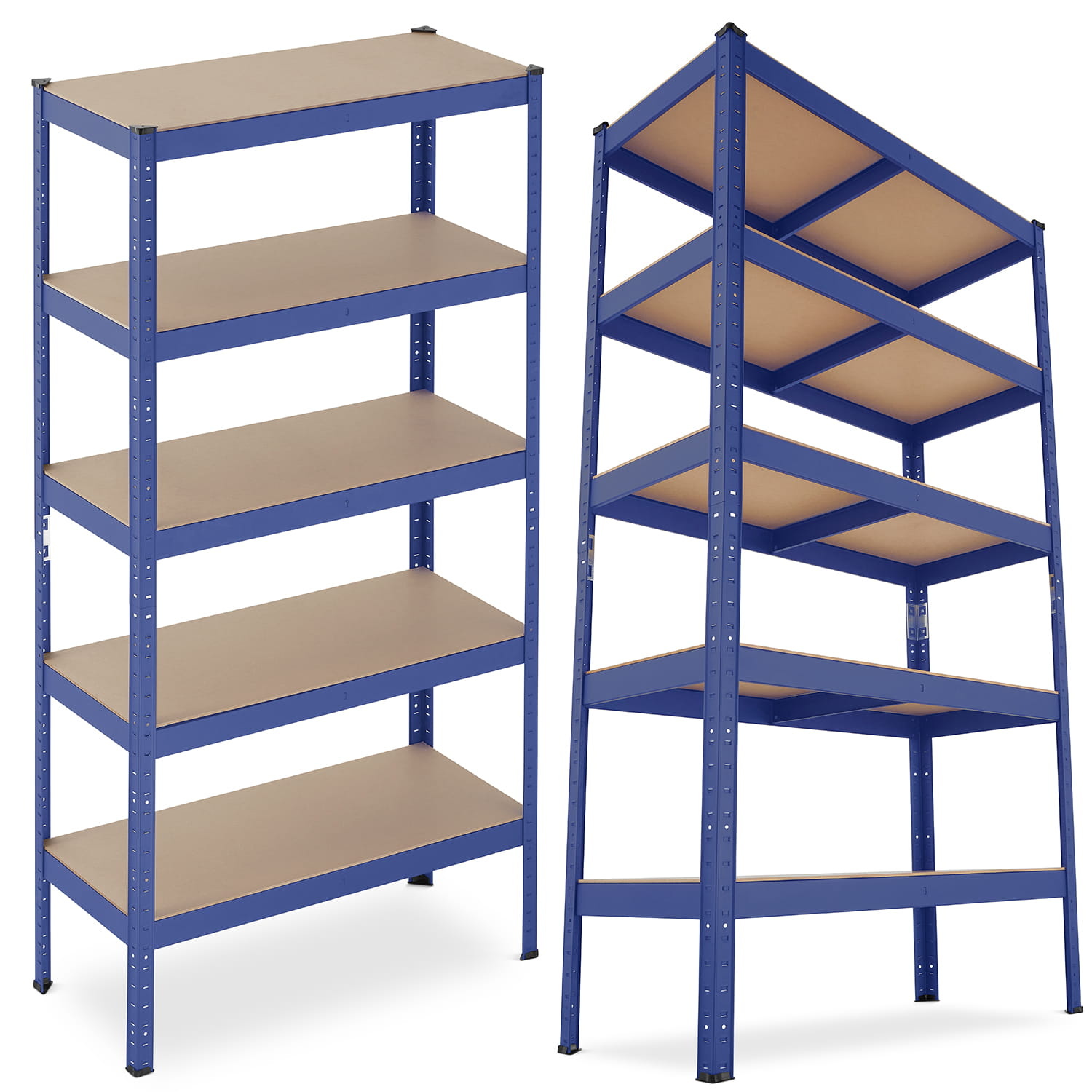 Stellingkast - opbergrek - 180x90x40 cm - tot 875 kg - blauw