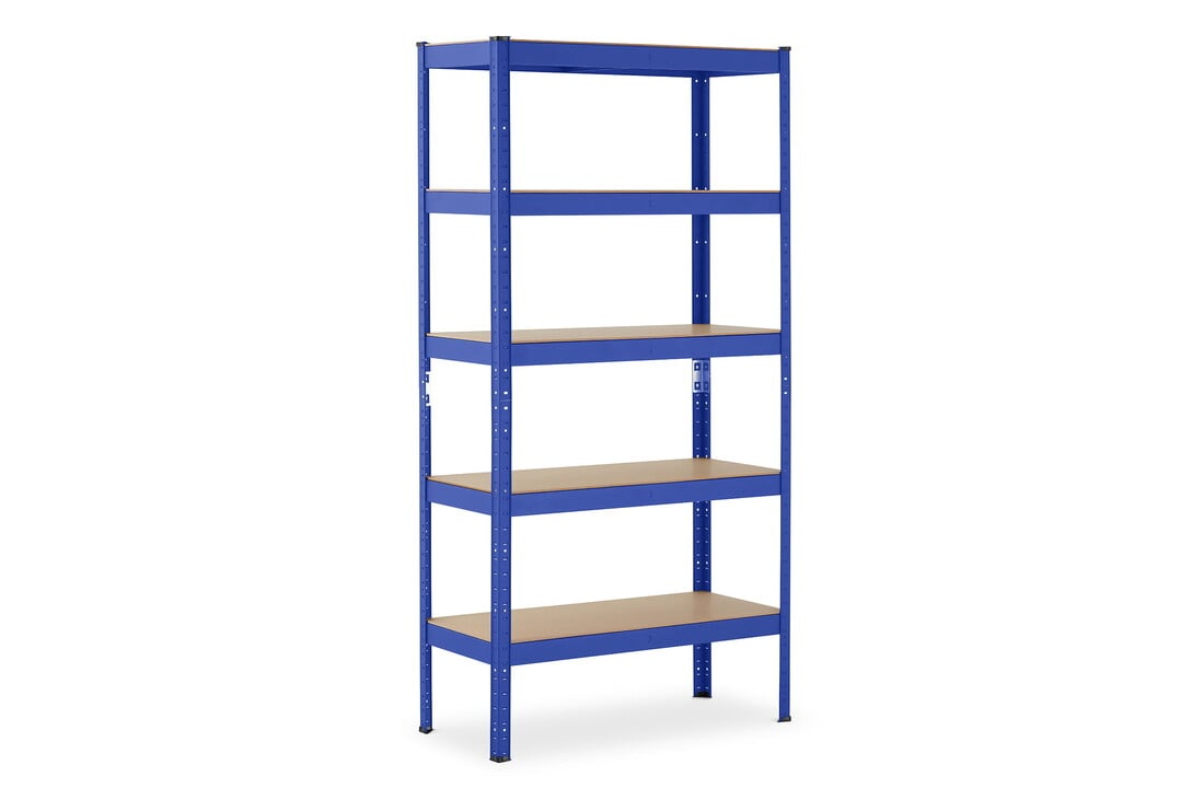 Stellingkast - opbergrek - 180x90x40 cm - tot 875 kg - blauw