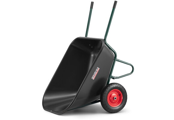 HIGHER Kruiwagen 300L Zwart 2-wielig
