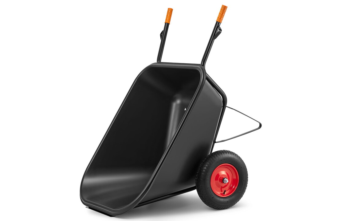 HIGHER Kruiwagen 350L 300kg Dubbelwiel H-KOL-300