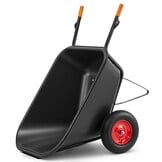 Kruiwagen - 350L - tweewielig - 300 kg draagvermogen - HIGHER