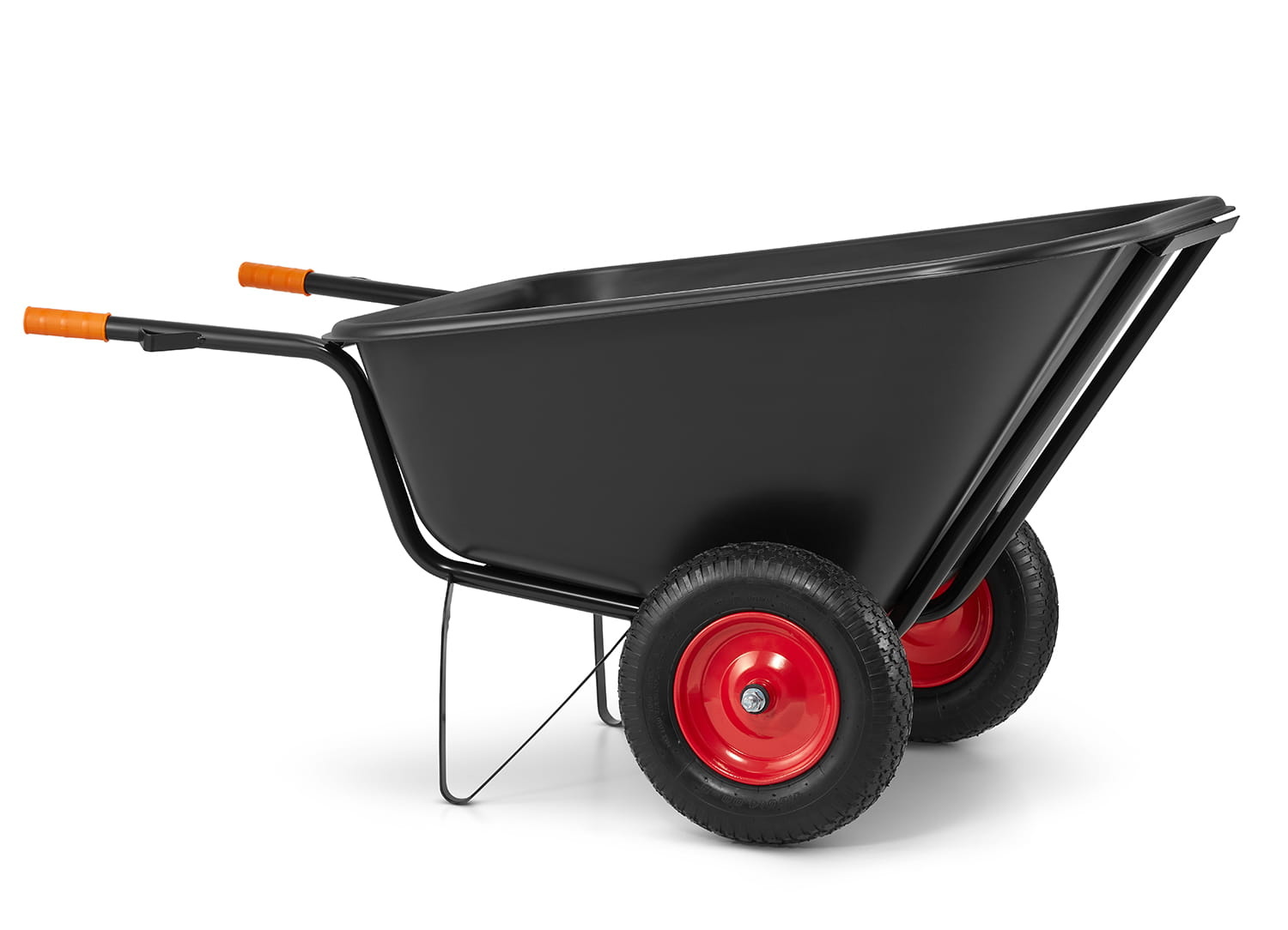 HIGHER Kruiwagen 350L 300kg Dubbelwiel H-KOL-300