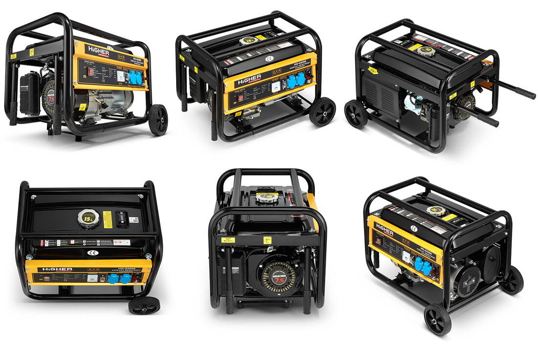 Generator HIGHER 4200W 7,5PK AVR + 2x Olie