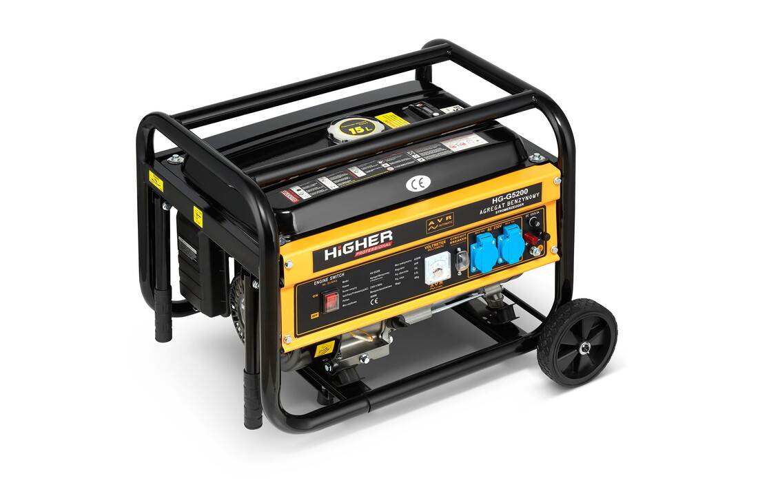 Generator HIGHER 4200W 7,5PK AVR + 2x Olie