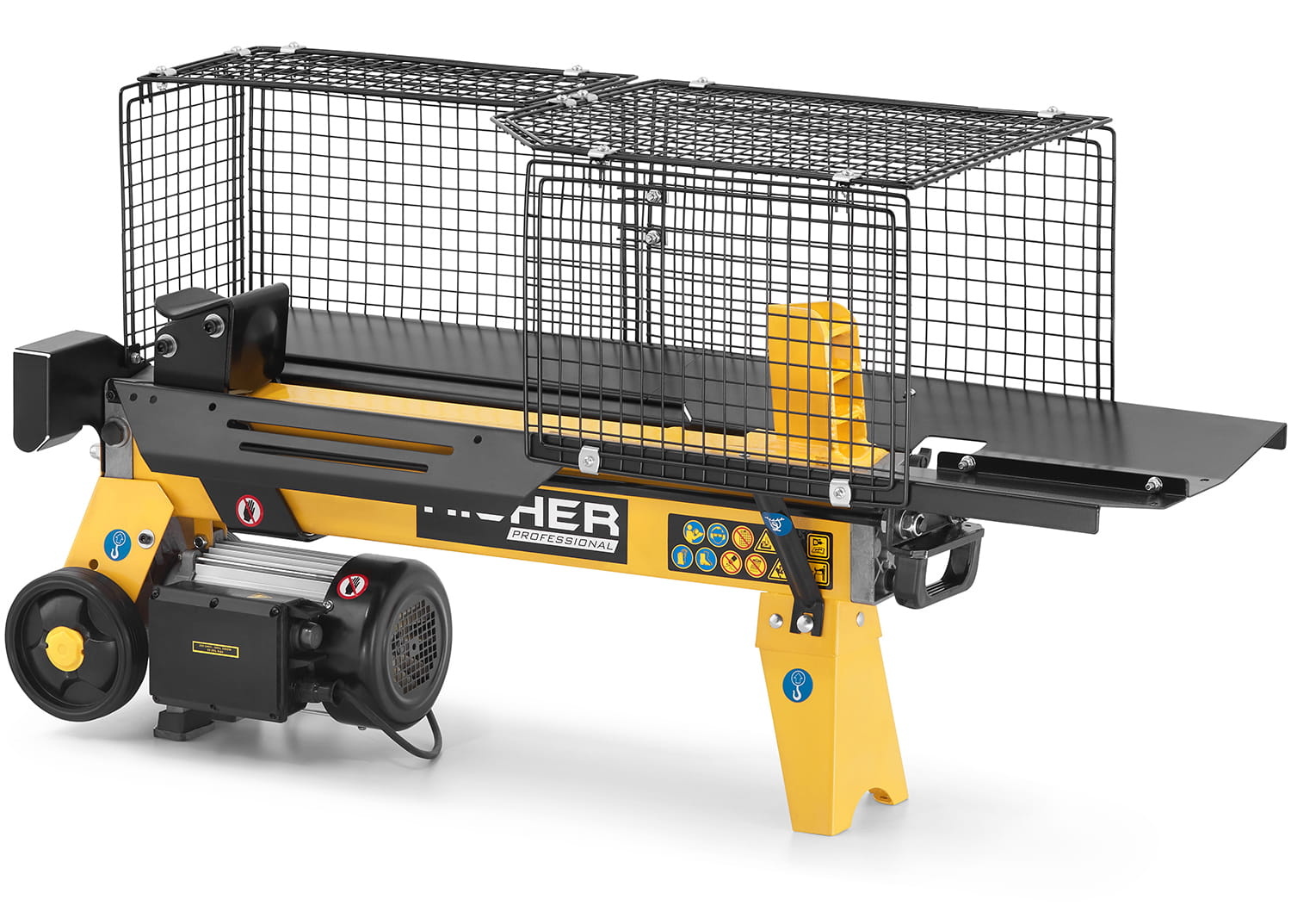 HIGHER Houtklover 7 Ton 2200W Hydraulisch - Krachtig & Efficiënt