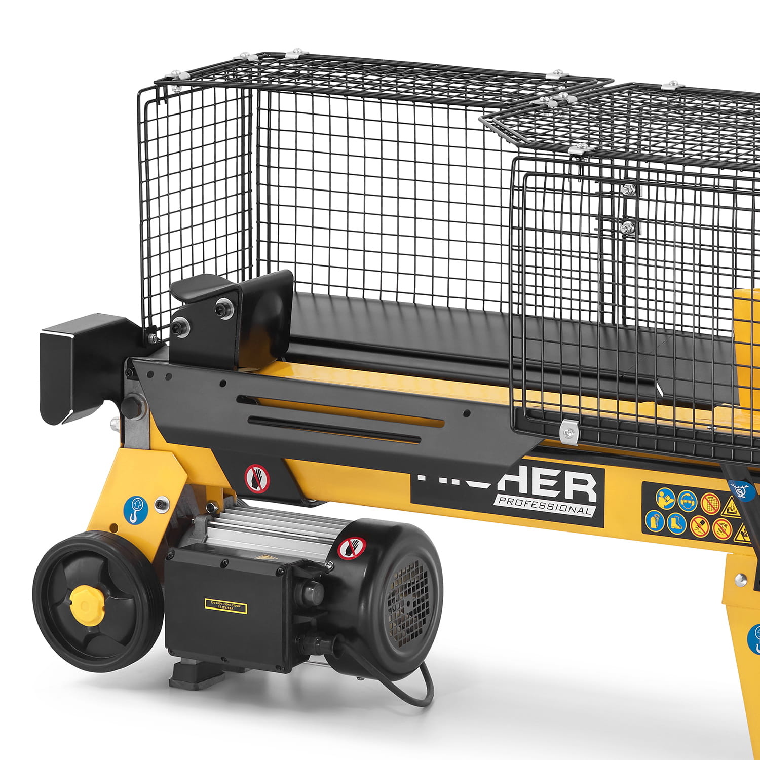 Houtklover - elektrisch - 7 ton - 2200 W