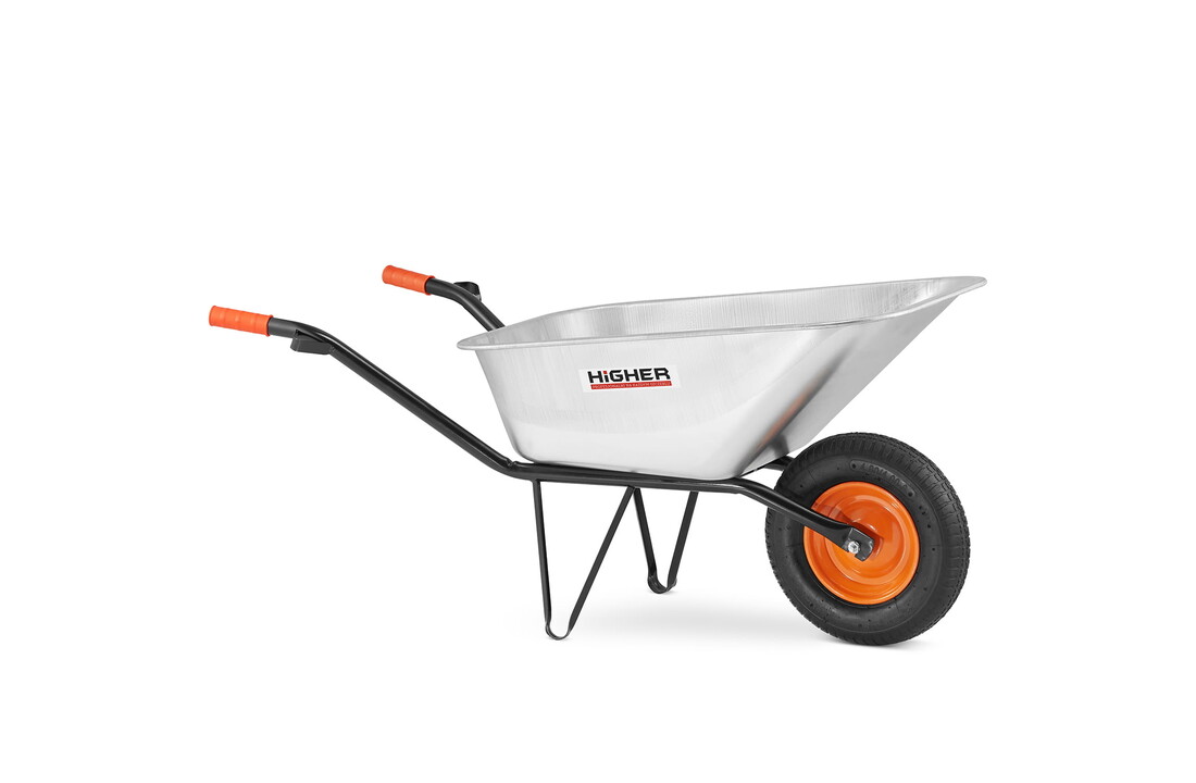 Kruiwagen 130 liter - gegalvaniseerd staal -  tot 210  kg