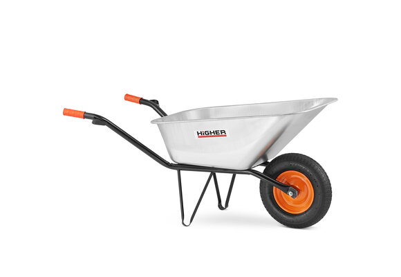 Kruiwagen 130 liter - gegalvaniseerd staal -  tot 210  kg